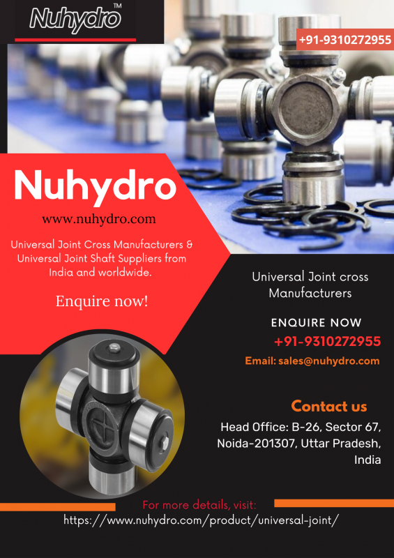 Universal Joint Cross Bearing Manufacturers Nuhydro