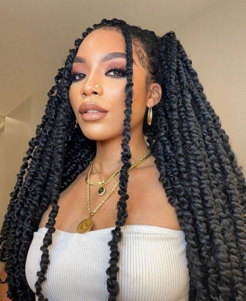 Small Box Braids Hairstyle Ideas | Stylevore
