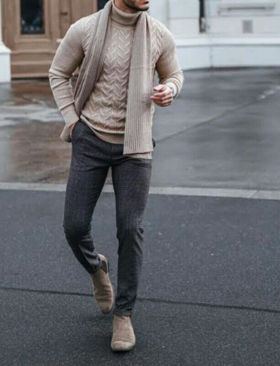 Men's Turtleneck Outfit Ideas | 20 Ways To Wear Turtleneck Outfits For ...