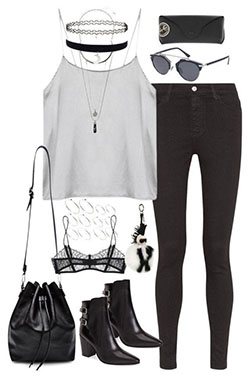 Casual Polyvore Outfit Ideas For Girls For Spring. on Stylevore