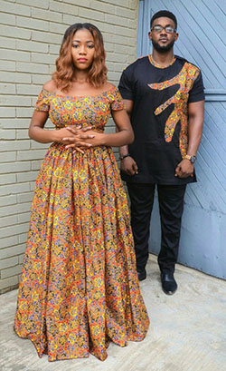 African wax prints gown for ladies | Ankara Dresses Nigeria | Ankara ...