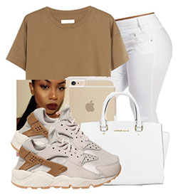 white huaraches outfit
