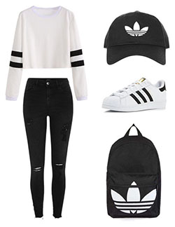 Thick girl adidas on Stylevore