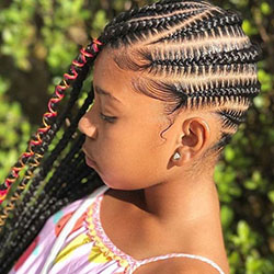 individual braids for kids
