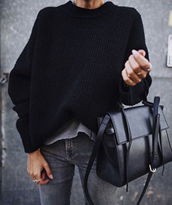 Black Jeans Outfit Ideas : Find More at => feedproxy.google…. on Stylevore