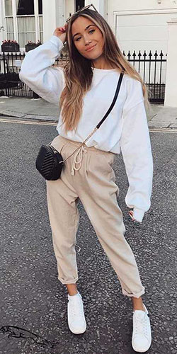 Brown colour outfit, you must try with trousers, pajamas, leather ...