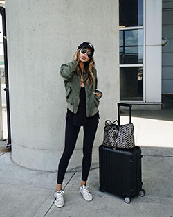 Colour combination with jacket | Airport Outfits | Airline Ticket, Airport  Outfit Ideas,