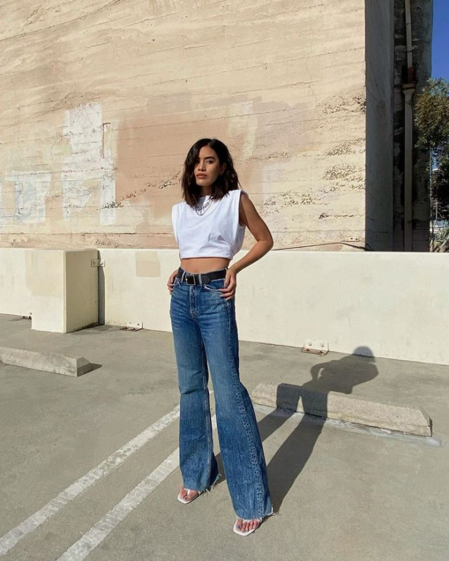 Baggy Jeans With Turtleneck|Wide Leg Jeans Outfit Ideas