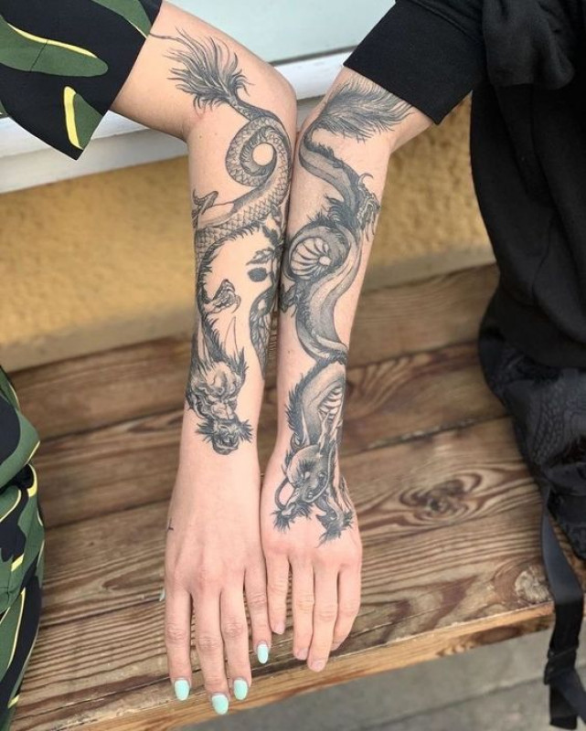 Kaido dragon tattoo wrapped around armTikTok Search