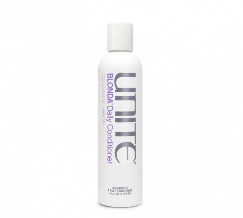 Nourish Blonde Locks with Non-Toning Daily Purple Conditioner by UNITE Hair: 