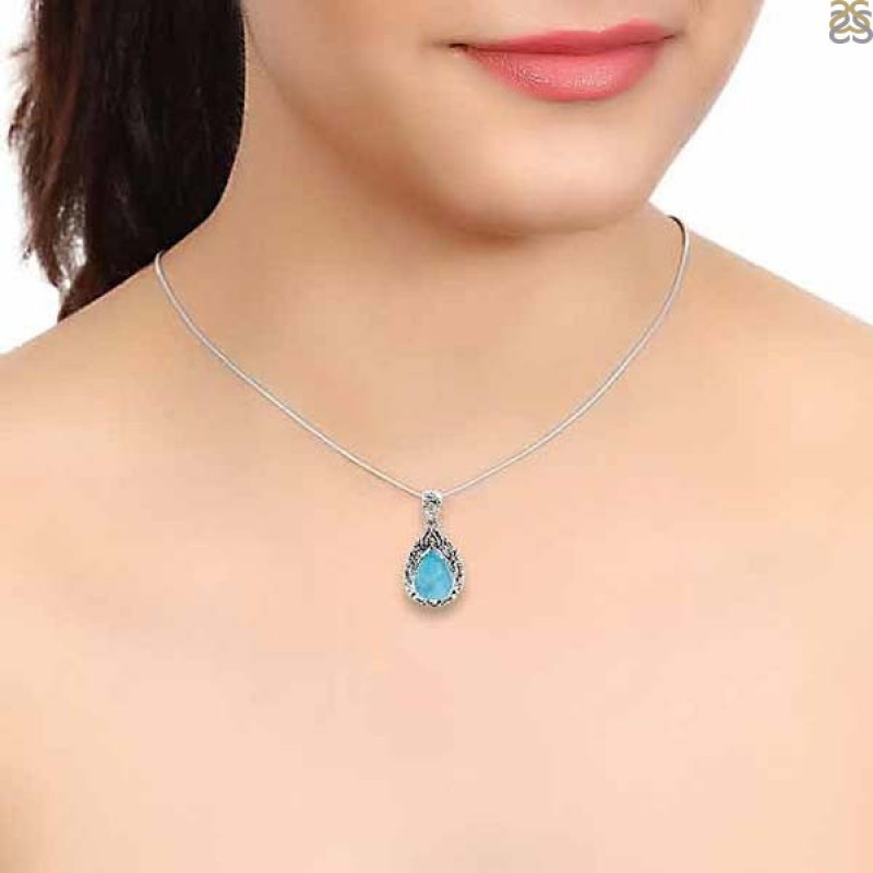 Natural Larimar Jewelry Collection for Women | fashion