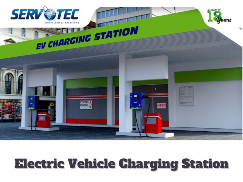 Electric Vehicle Charging Station: 