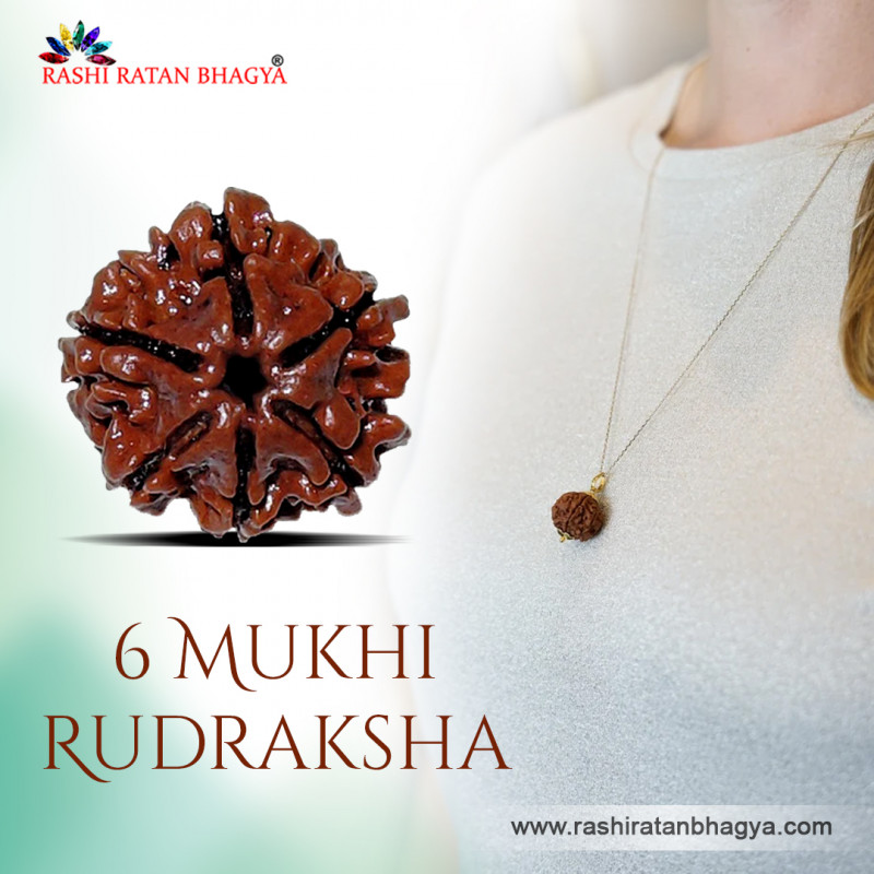 Get flat 10% off on 6 Mukhi Rudraksha Beads Mala this Shravan Maas | 6 ...