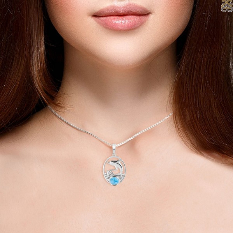 Natural Larimar Jewelry Collection for Women | fashion