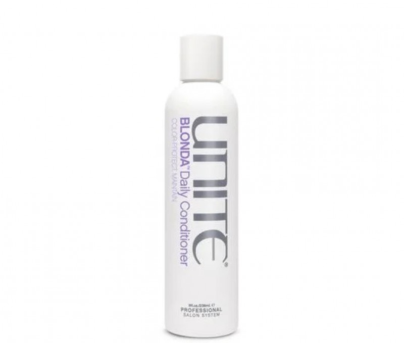 Keep Blonde Hair Beautiful and Hydrated with UNITE Hair’s No-Tone Purple Conditioner: 