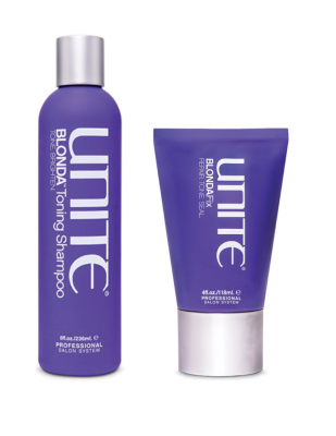 Say Yes to Stunning Blonde Hair with UNITE Hair’s Non-Toning Purple Conditioner: 