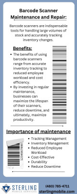 Barcode Scanner Maintenance and Repair: 