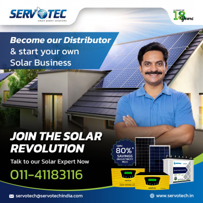 Join the Solar Revolution with Servotech Solar Distributorship: 