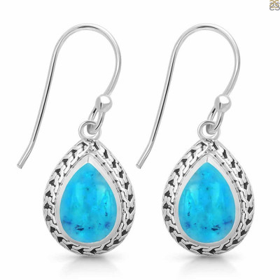 Turquoise Earrings A Pair That Carries Good Fortune: 