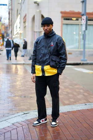 Vintage nike windbreaker on sale outfit