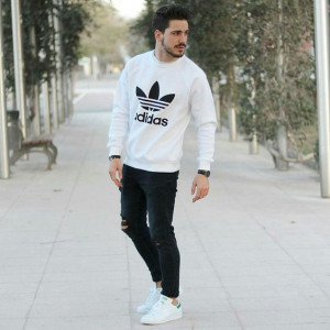 40 Best Sweatshirt Outfits For Men Images in May 2023