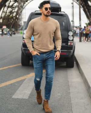 Outfit Instagram with jeans, denim, trousers: 