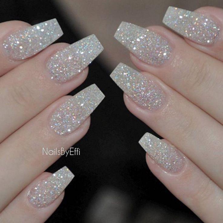 Beautiful Glitter Nails Designs For Special Occasions! on Stylevore