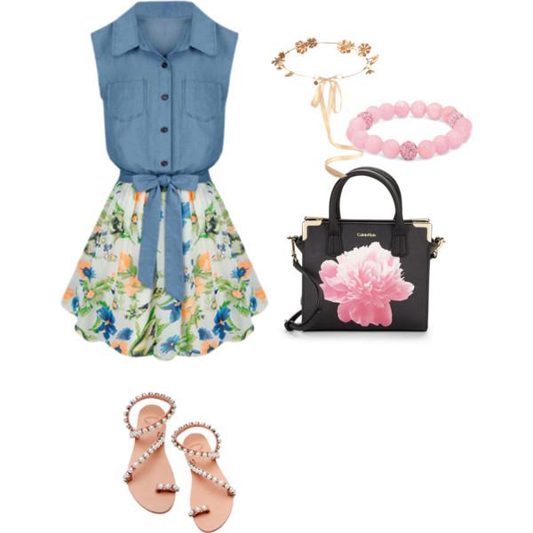 Cute Floral Outfit on Stylevore