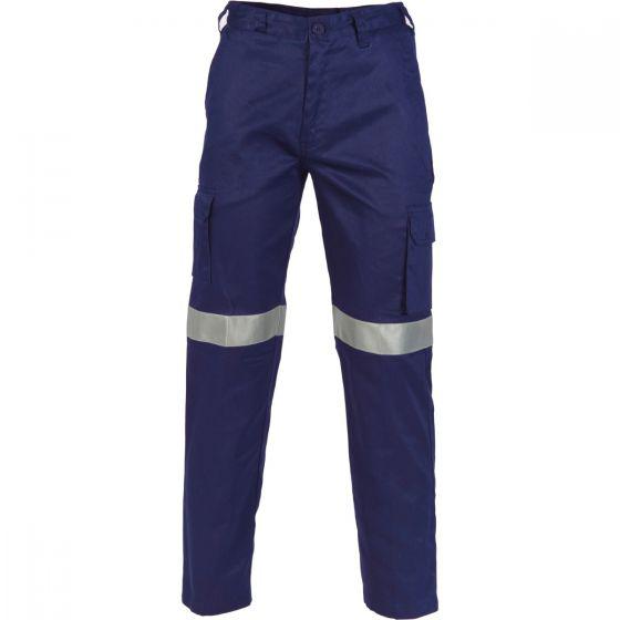 DNC WORKWEAR Lightweight Cotton Cargo Pants with 3M R/Tape 3326 on ...