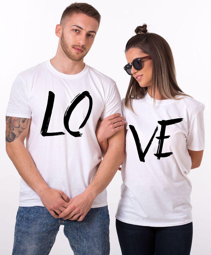 LOVE, Matching Couples Shirts on Stylevore