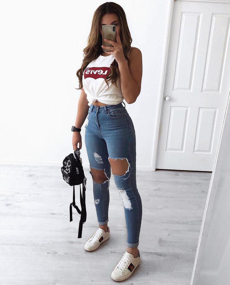 nike ripped jeans