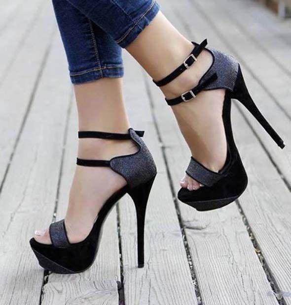 Strappy Heels | Ankle Strap High Heels - Public Desire USA