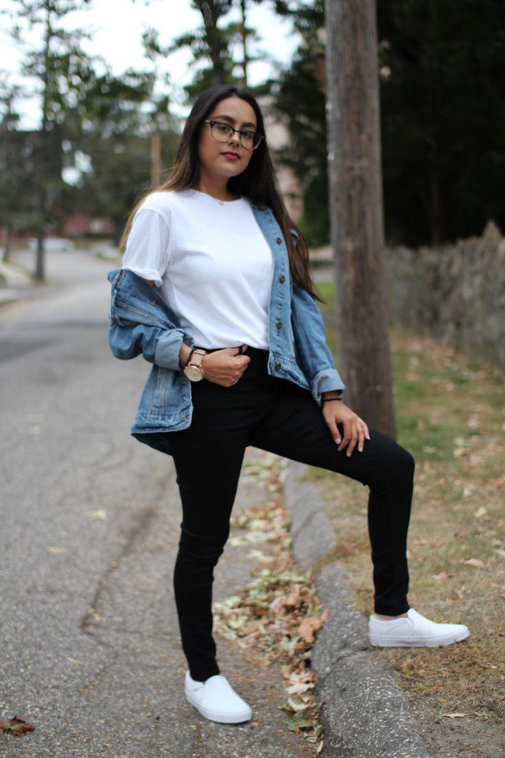 outfit vans blancos