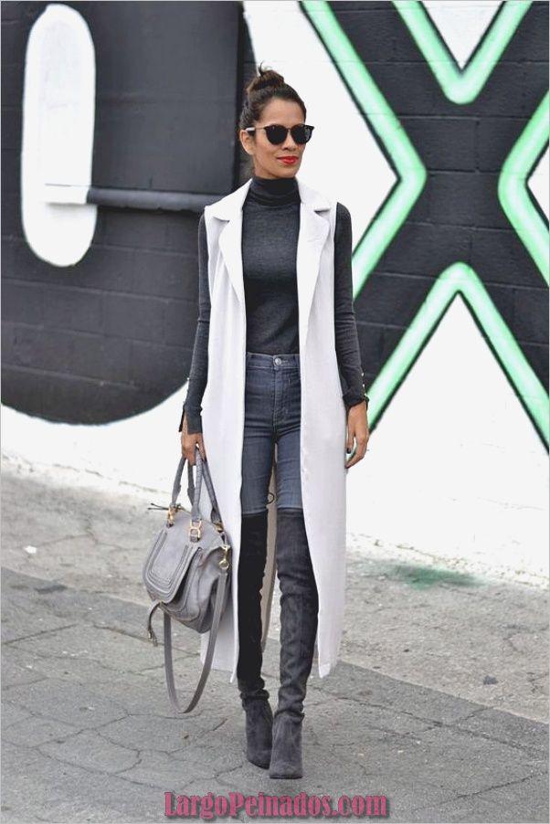 grey over the knee boots outfit ideas