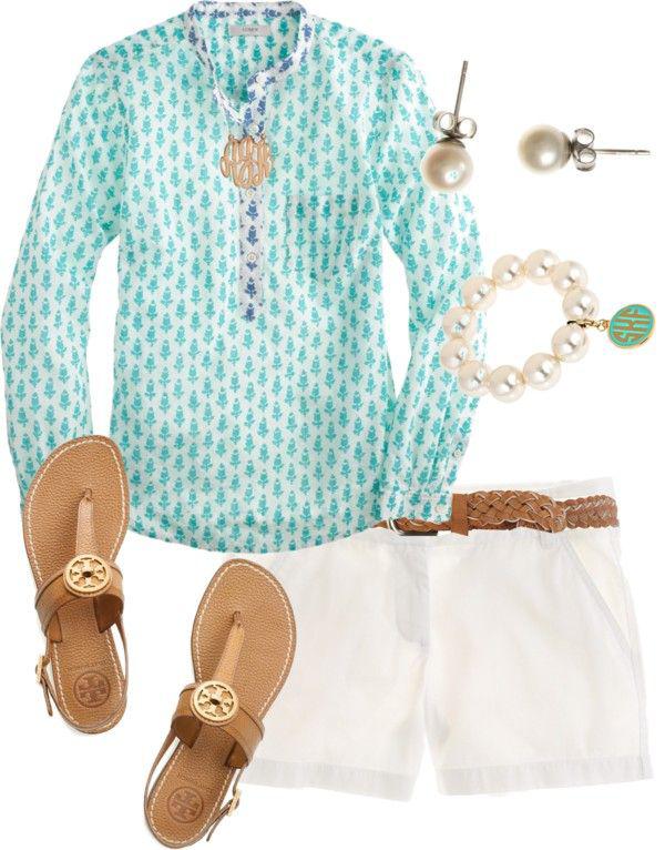 Polyvore Summer Casual wear, Scoop neck on Stylevore