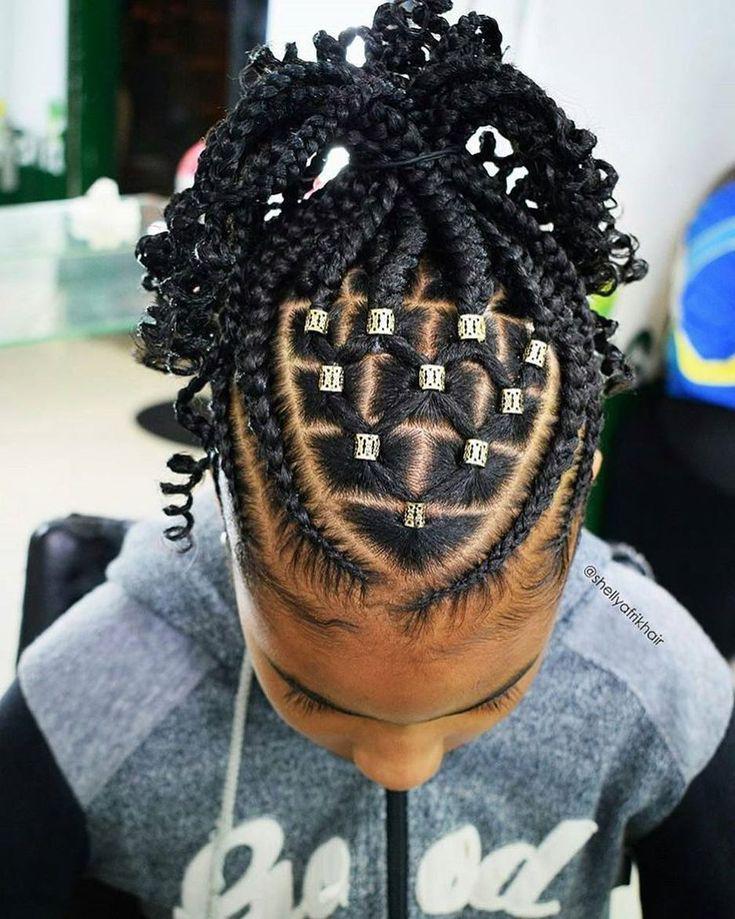 Black Girl Afro Textured Hair Head Hair On Stylevore 