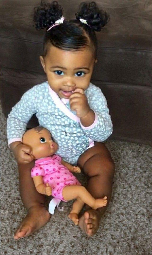 Black Girl Reborn doll, head hair on Stylevore