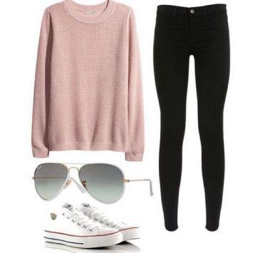 White converse outfits, Fall Outfit Casual wear, Clothing Accessories ...
