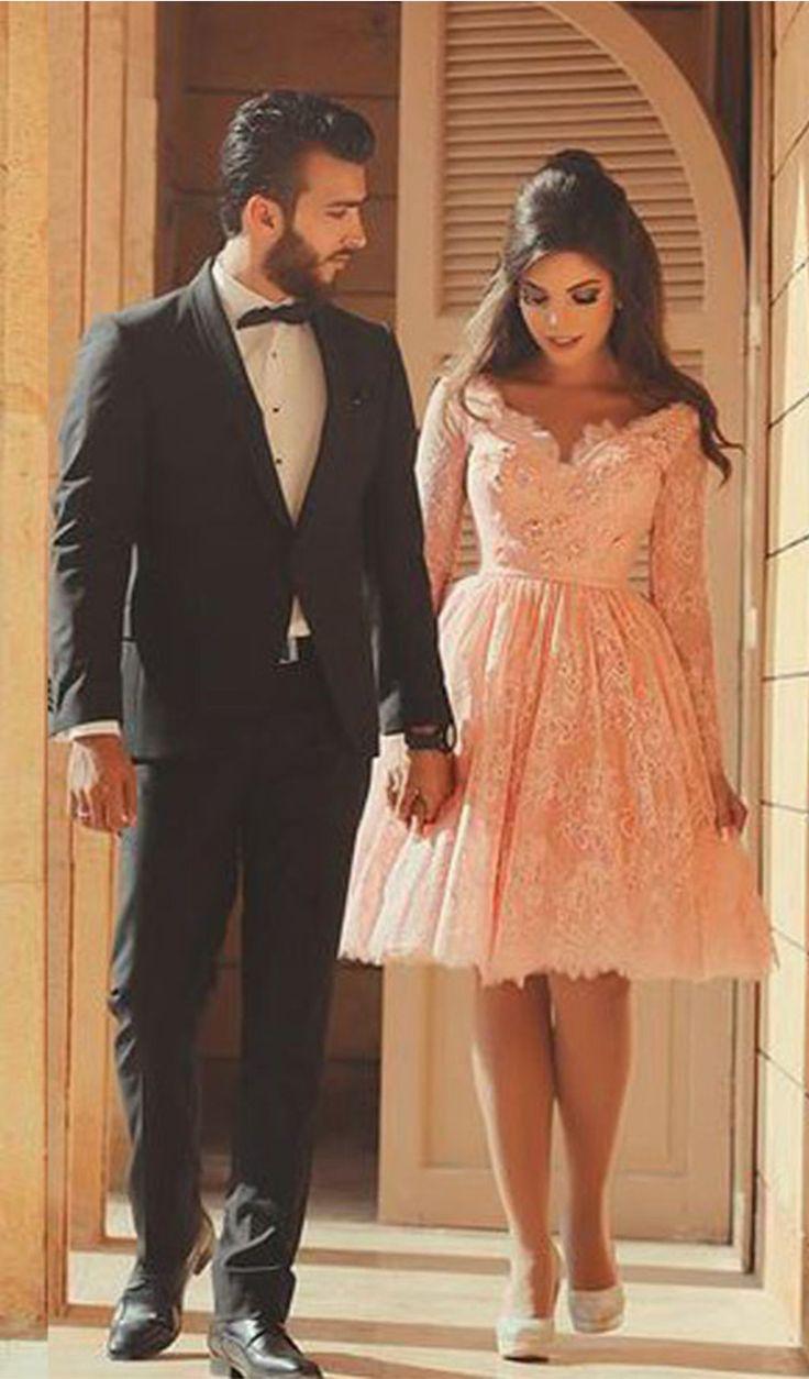 Light Pink Short, Homecoming Outfits #Couple Cocktail ...