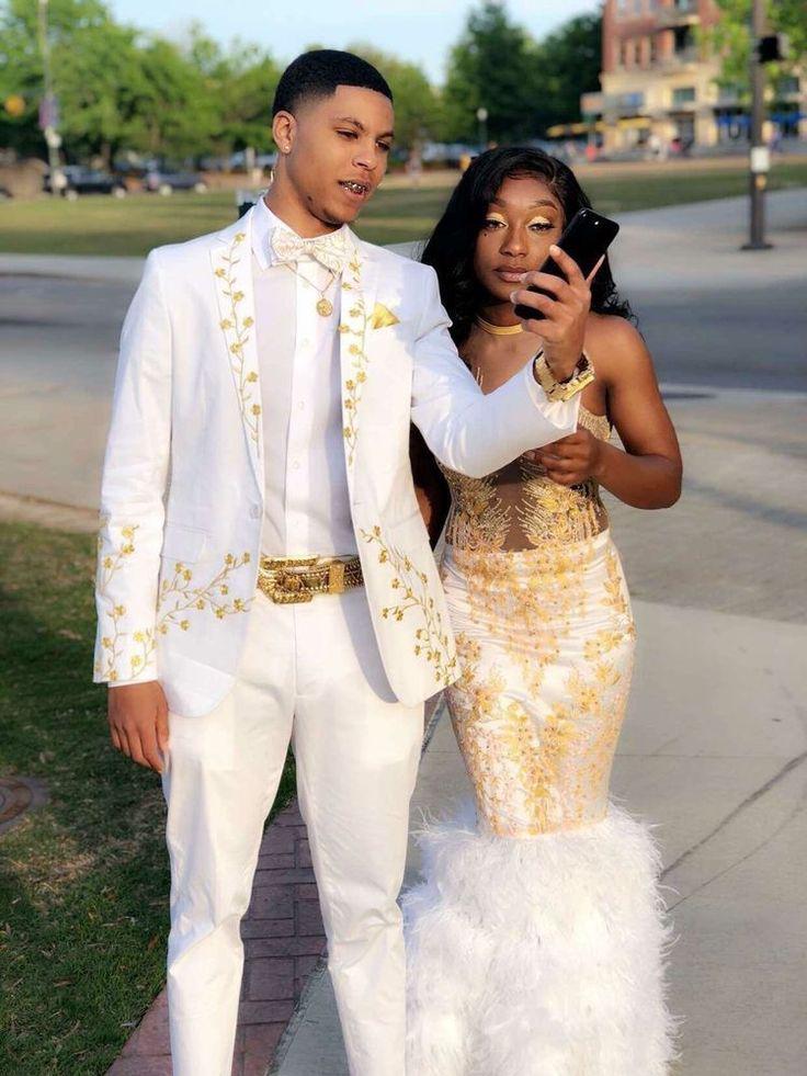 Gold And White Prom Dates