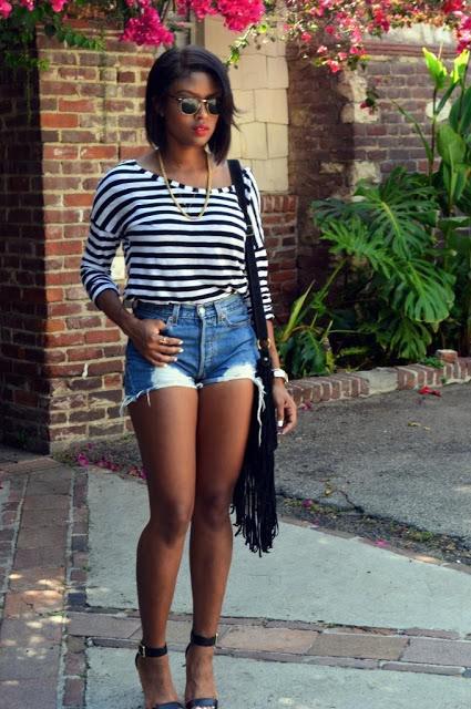 Summer casual outfit for black women on Stylevore