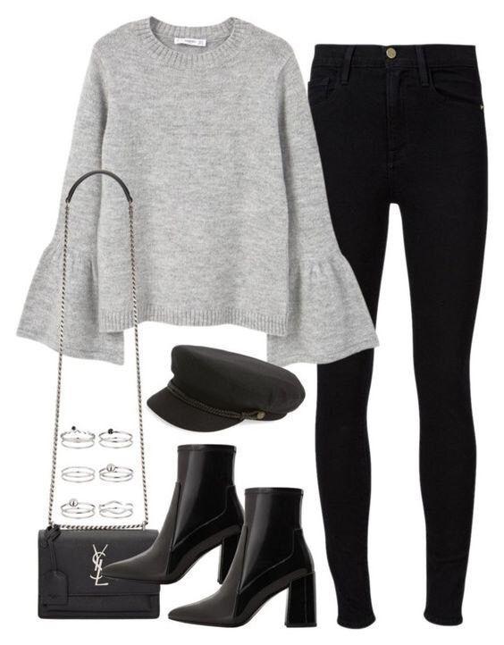 casual winter night out outfit