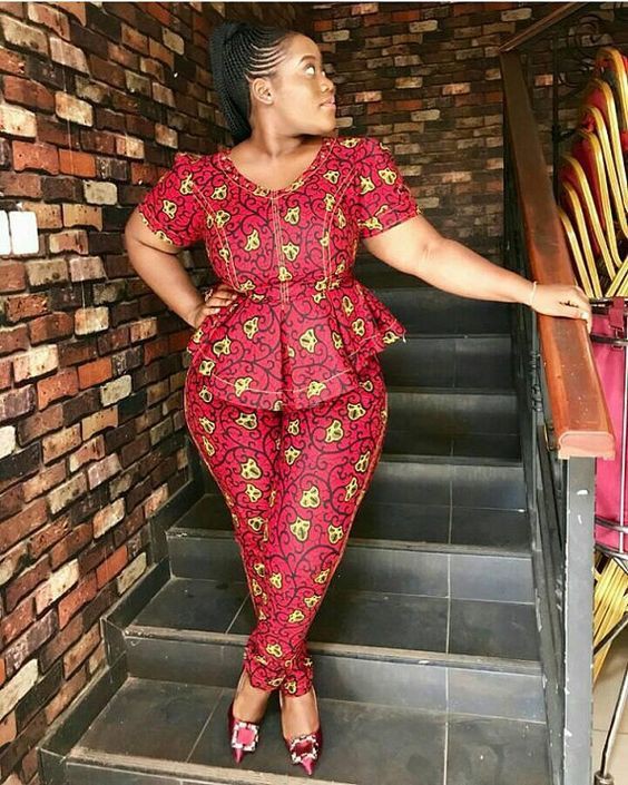 Fashion Model Plus size Model Kente Cloth On Stylevore