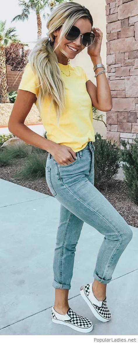 Mom jeans, Casual wear on Stylevore