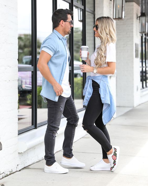 Couples Casual Matching Outfit on Stylevore