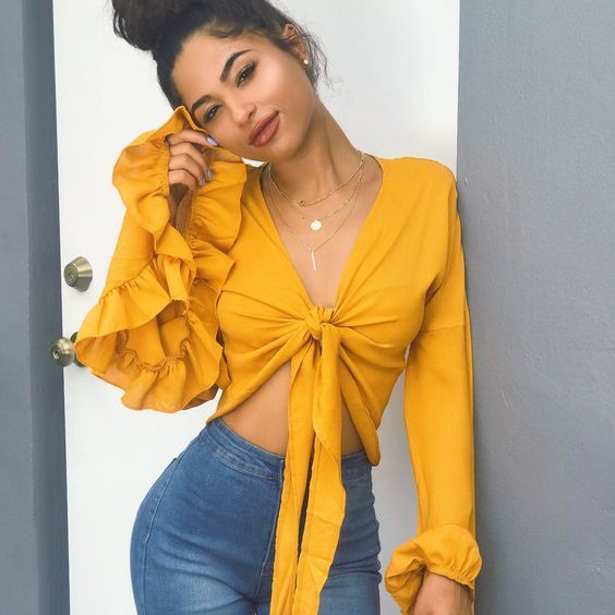 Cute yellow outfits for Black Teen girls on Stylevore