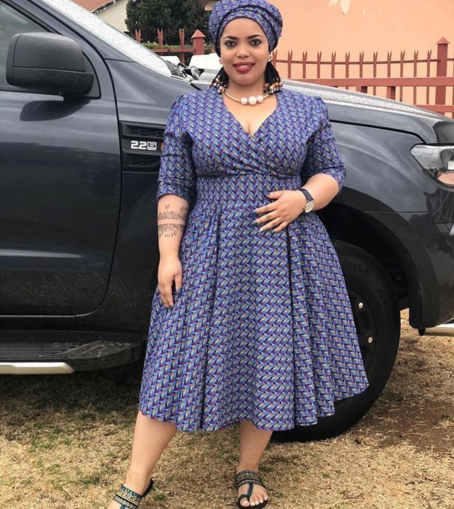 shweshwe dresses for plus size