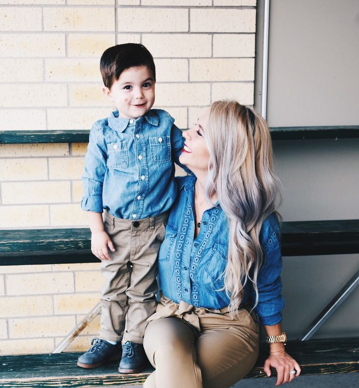 Mom and son matching outfit on Stylevore