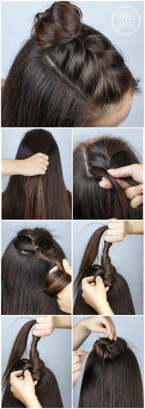21 Simple and Cute Hairstyle Tutorials You Should Definitely Try It   Peinado y maquillaje Peinados con trenzas Peinados paso a paso