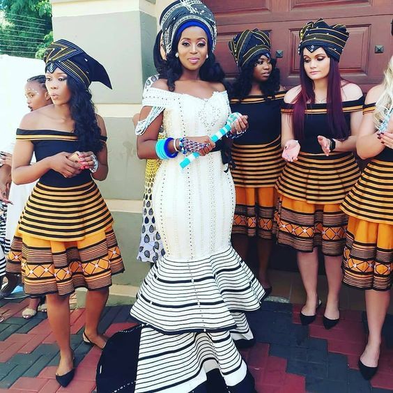 traditional attires for bridesmaids